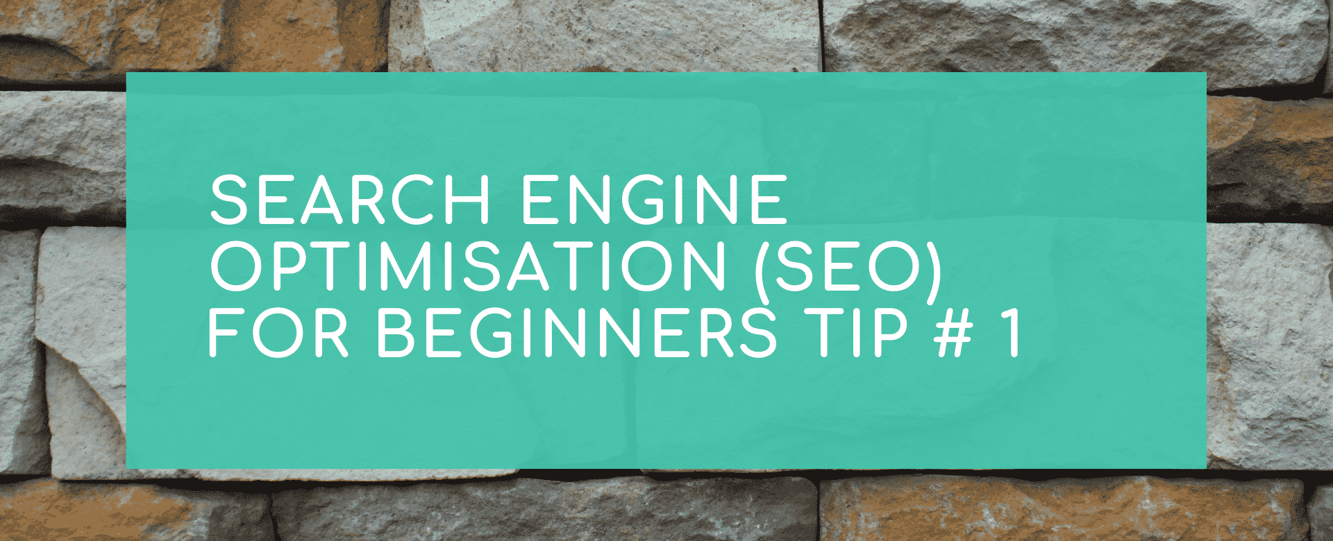 Search Engine Optimisation (SEO) for Beginners Tip # 1