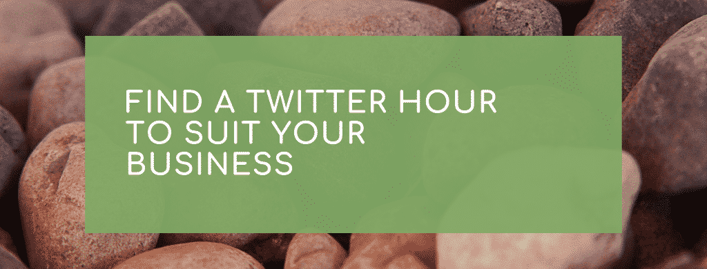 Find a twitter hour to suit your business