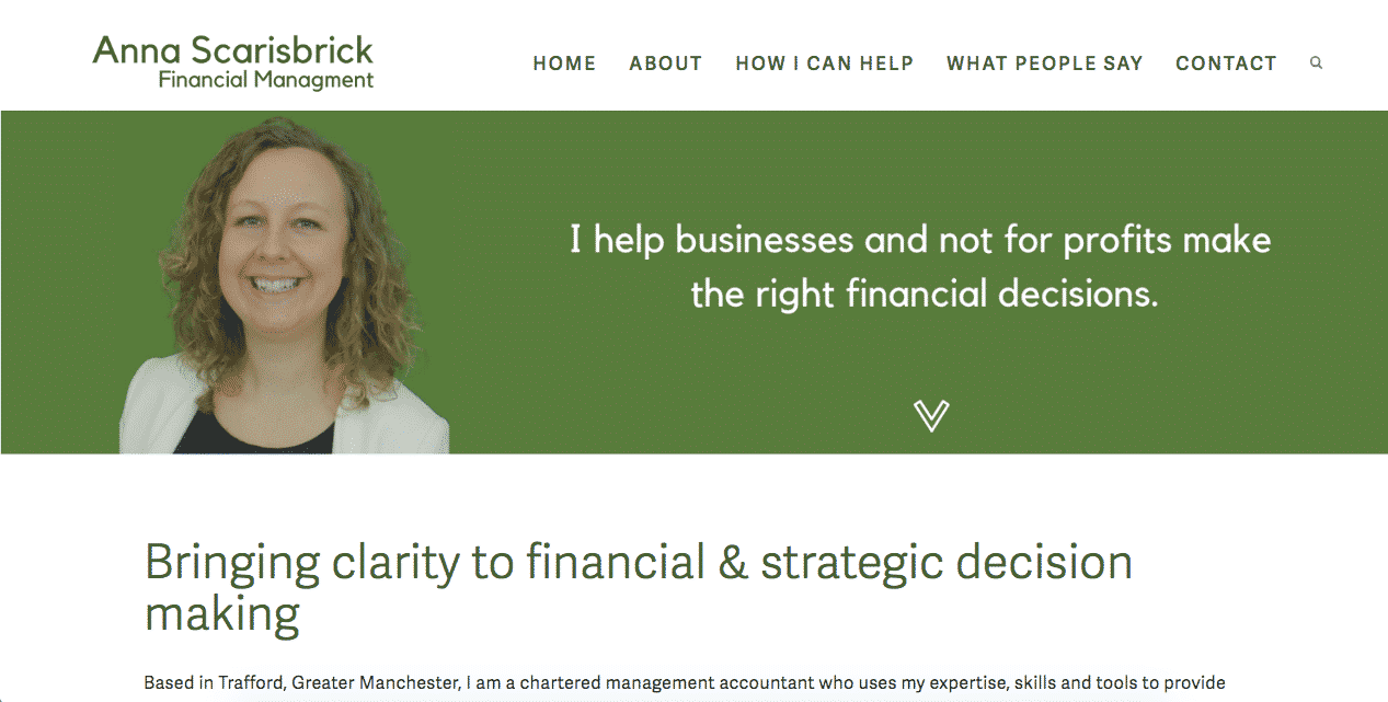 Anna Scarisbrick Anna Scarisbrick Financial Management, Trafford