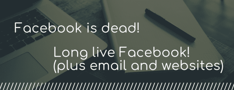 Facebook is dead image