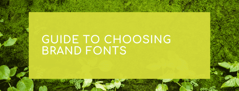 Font guide