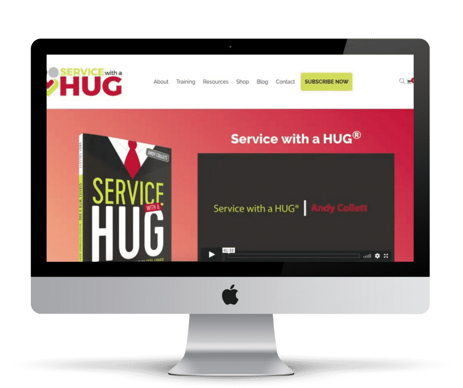 Service with a hug