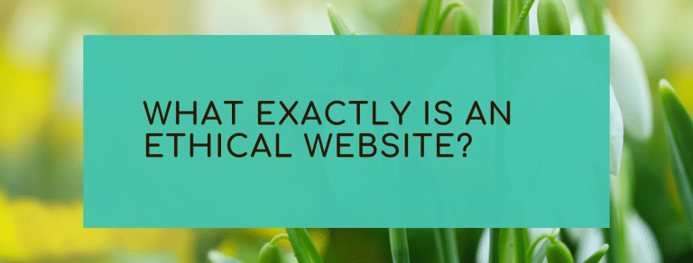 What exactly is an ethical website?