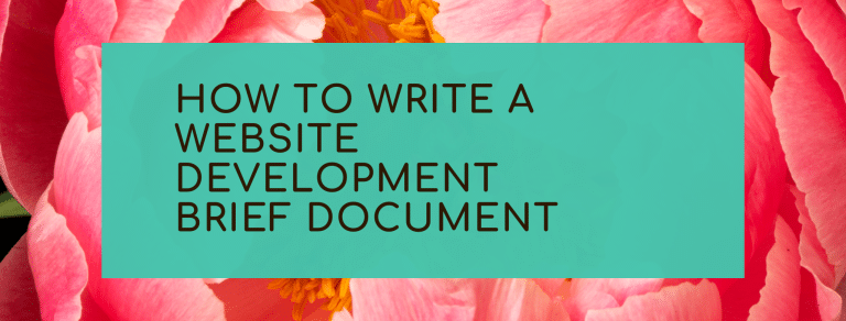 How to Write a Website Brief Document