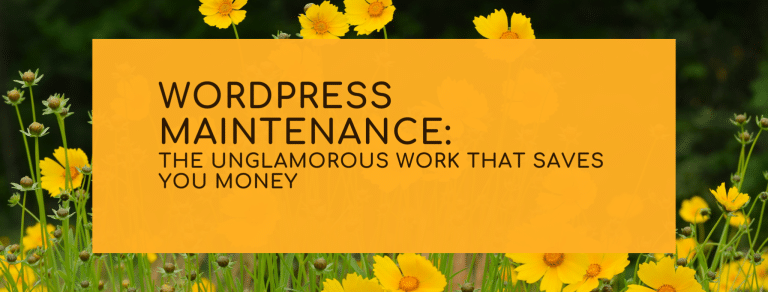 WordPress Maintenance The Unglamorous Work That Saves You Money