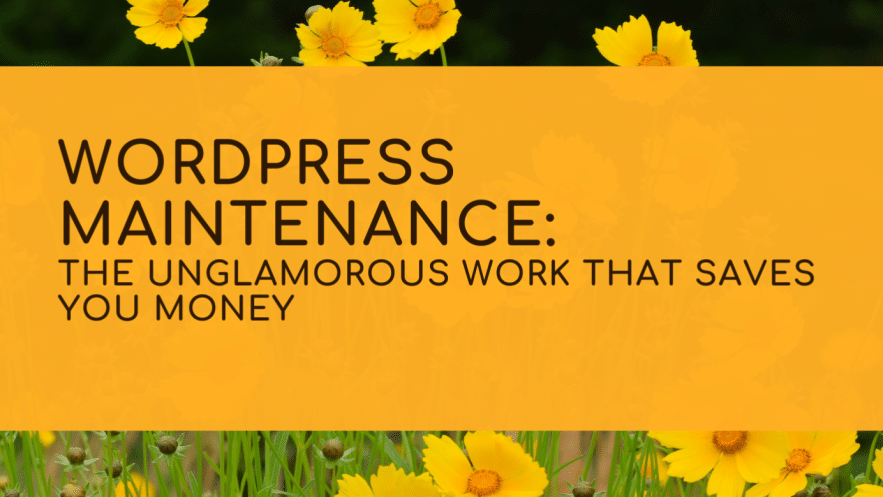 WordPress Maintenance The Unglamorous Work That Saves You Money